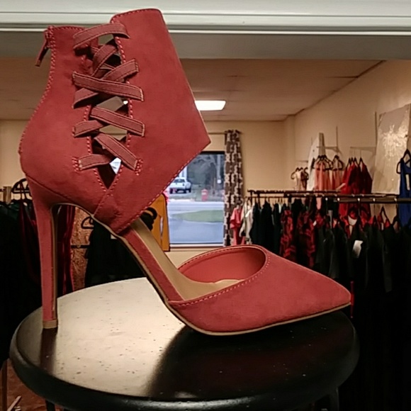 👠rust color heels - Picture 1 of 3